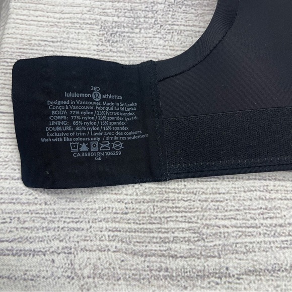 36D Lululemon Athletica Intimates & Sleepwear Lululemon Booby Bracer Bra. - Picture 7 of 8